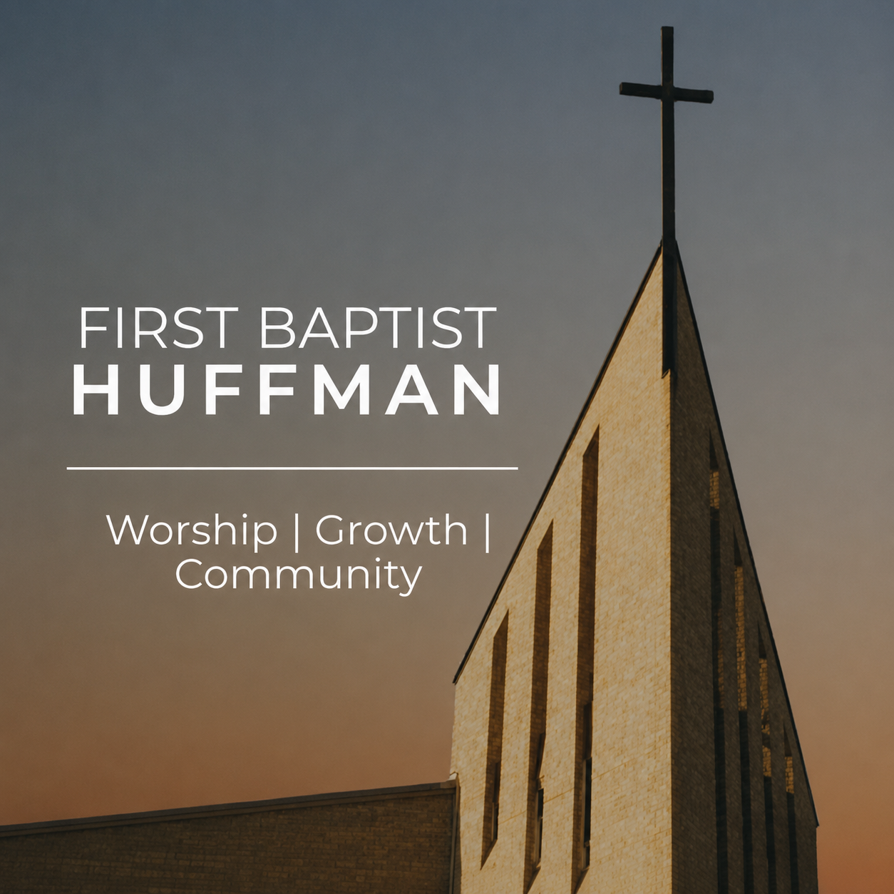 First Baptist Huffman logo